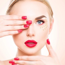 PAGOW 1000pcs 3D Gold Heart Nail Art Metal Charm Kit Love Small Metallic DIY Studs Sequins Valentine Decoration Spring Summer Accessories Gift for Women Girl(5/6mm) PAGOW 1000pcs 3D Gold Heart Nail Art Metal Charm Kit Love Small Metallic DIY Studs Sequins Valentine Decoration Spring Summer Accessories Gift for Women Girl(5/6mm)