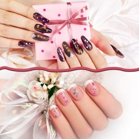 PAGOW 16 Sheets Heart Nail Stickers, 8 Colors Glitter Love Nail Decals Design, Self-Adhesive Nail Art Supplies for Valentine\'s Day, Manicure, Phone Cases, Card Making, DIY Decoration PAGOW 16 Sheets Heart Nail Stickers, 8 Colors Glitter Love Nail Decals Design, Self-Adhesive Nail Art Supplies for Valentine\'s Day, Manicure, Phone Cases, Card Making, DIY Decoration