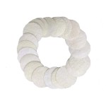Facial loofah pad, Natural loofah mask, Facial exfoliating Sponge, 20 Pieces per Pack