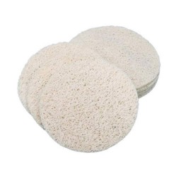 Facial loofah pad, Natural loofah mask, Facial exfoliating Sponge, 20 Pieces per Pack
