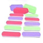 Art&Beauty 30pcs Double Sided Assorted Color Mini Nail Buffering Files Emery Boards Nail Art Tools for Home or Professional Usage