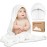 KeaBabies Hooded Baby Towel for Newborn - Viscose Derived from Bamboo Large Baby Bath Towels with Hood for Boys, Girls, Toddler, Extra Absorbent & Soft Newborn Bath Essentials (KeaStory)