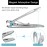 Nail Clippers for Thick Nails, Extra Wide Jaw Opening Nail Cutter for Hard Toenail, Stainless Steel Fingernail Big Toenail Trimmer with Nail File 3 Pcs Set for Large Toe Nail Seniors & Men & Women