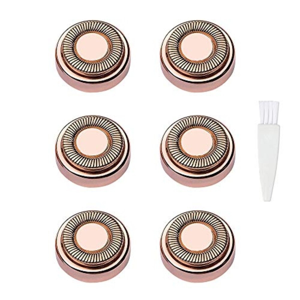 Facial Hair Remover Replacement Heads for Women, Painless Eyebrow Hair Remover Trimmer Blades, Perfect Touch and Smooth Finishing, with Cleaning Brush, As Seen ON TV Facial Hair Remover Replacement Heads for Women, Painless Eyebrow Hair Remover Trimmer Blades, Perfect Touch and Smooth Finishing, with Cleaning Brush, As Seen ON TV