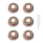 Facial Hair Remover Replacement Heads for Women, Painless Eyebrow Hair Remover Trimmer Blades, Perfect Touch and Smooth Finishing, with Cleaning Brush, As Seen ON TV