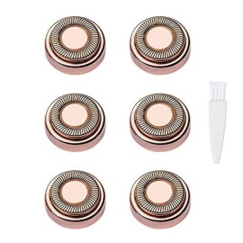 Facial Hair Remover Replacement Heads for Women, Painless Eyebrow Hair Remover Trimmer Blades, Perfect Touch and Smooth Finishing, with Cleaning Brush, As Seen ON TV Facial Hair Remover Replacement Heads for Women, Painless Eyebrow Hair Remover Trimmer Blades, Perfect Touch and Smooth Finishing, with Cleaning Brush, As Seen ON TV