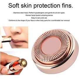 Facial Hair Remover Replacement Heads for Women, Painless Eyebrow Hair Remover Trimmer Blades, Perfect Touch and Smooth Finishing, with Cleaning Brush, As Seen ON TV Facial Hair Remover Replacement Heads for Women, Painless Eyebrow Hair Remover Trimmer Blades, Perfect Touch and Smooth Finishing, with Cleaning Brush, As Seen ON TV