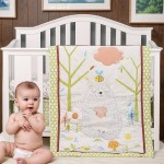 Brandream Bear Nursery Bedding Boys Woodland Animal Comforter Set Brown Baby Crib Sheet 3 Piece, Nursery Bedding Collection,100% Cotton