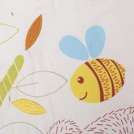 Brandream Bear Nursery Bedding Boys Woodland Animal Comforter Set Brown Baby Crib Sheet 3 Piece, Nursery Bedding Collection,100% Cotton