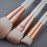 Makeup Brushes Set, EVRCHGIEA 12pcs Premium Eye Shadow, Eyebrows, Eyeliner, Concealer, Lip LinerFoundation Makeup Brush White Travel Makeup Set,Cruelty-Free Synthetic Fiber Bristles