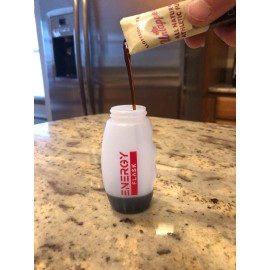 (2 Bottles) Small, Semi-Rigid, Easy-to-Clean, Refillable Gu Flask for Sports Nutrition Liquid Energy Gel Flask - Cycling Flask, Running Flask, Triathlons, Marathons. 110ml (3.5oz)