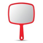 OMIRO Hand Mirror, Handheld Mirror with Handle, American Old Glory Red