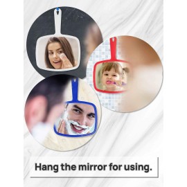 OMIRO Hand Mirror, Handheld Mirror with Handle, Pack of 3