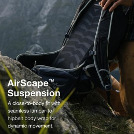 Osprey Talon 11L Men\'s Hiking Backpack with Hipbelt, Ceramic Blue, Large/X-Large