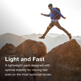 Osprey Talon 11L Men\'s Hiking Backpack with Hipbelt, Ceramic Blue, Large/X-Large