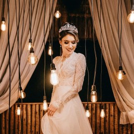 KICOSY Rose Gold Crystal Tiara Crown for Women and Girls - Princess Birthday Crown KICOSY Rose Gold Crystal Tiara Crown for Women and Girls - Princess Birthday Crown