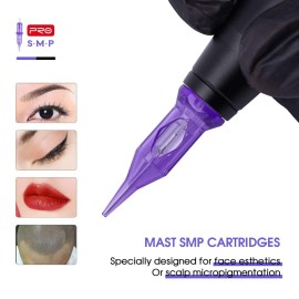 Mast Pro Smp Professional Cartridges Tattoo Needles 1 Round Liner 0.2MM Needles for Permanent Makeup Hair Scalp 0601RL Mast Pro Smp Professional Cartridges Tattoo Needles 1 Round Liner 0.2MM Needles for Permanent Makeup Hair Scalp 0601RL