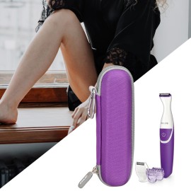 Aproca Hard Storage Case, for Philips Bikini Genie Cordless Trimmer, Bikini Line Hair Removal BRT383/50 (Only Case)