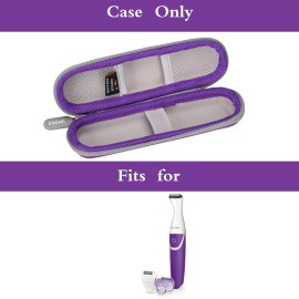 Aproca Hard Storage Case, for Philips Bikini Genie Cordless Trimmer, Bikini Line Hair Removal BRT383/50 (Only Case)