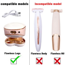 Shaver for Women USB Charging Cable for Finishing Touch Flawless Body Rechargeable Ladies Shaver and Trimmer Replacement Charger Shaver for Women USB Charging Cable for Finishing Touch Flawless Body Rechargeable Ladies Shaver and Trimmer Replacement Charger
