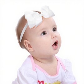 ZOONAI 2Pcs Baby Girl Infant Large Hair Bow Headband Toddler Hair Band Accessories