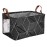 FANKANG Storage Basket,Nursery Hamper Canvas Laundry Basket Foldable with Waterproof PE Coating Storage, Office, Bedroom, Clothes,Toys (Rec-Black Cube)
