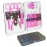 Glamne Manicure Pedicure Set Professional Nail Care Grooming Kitwith Travel Case 18pcs (Shining Pink)