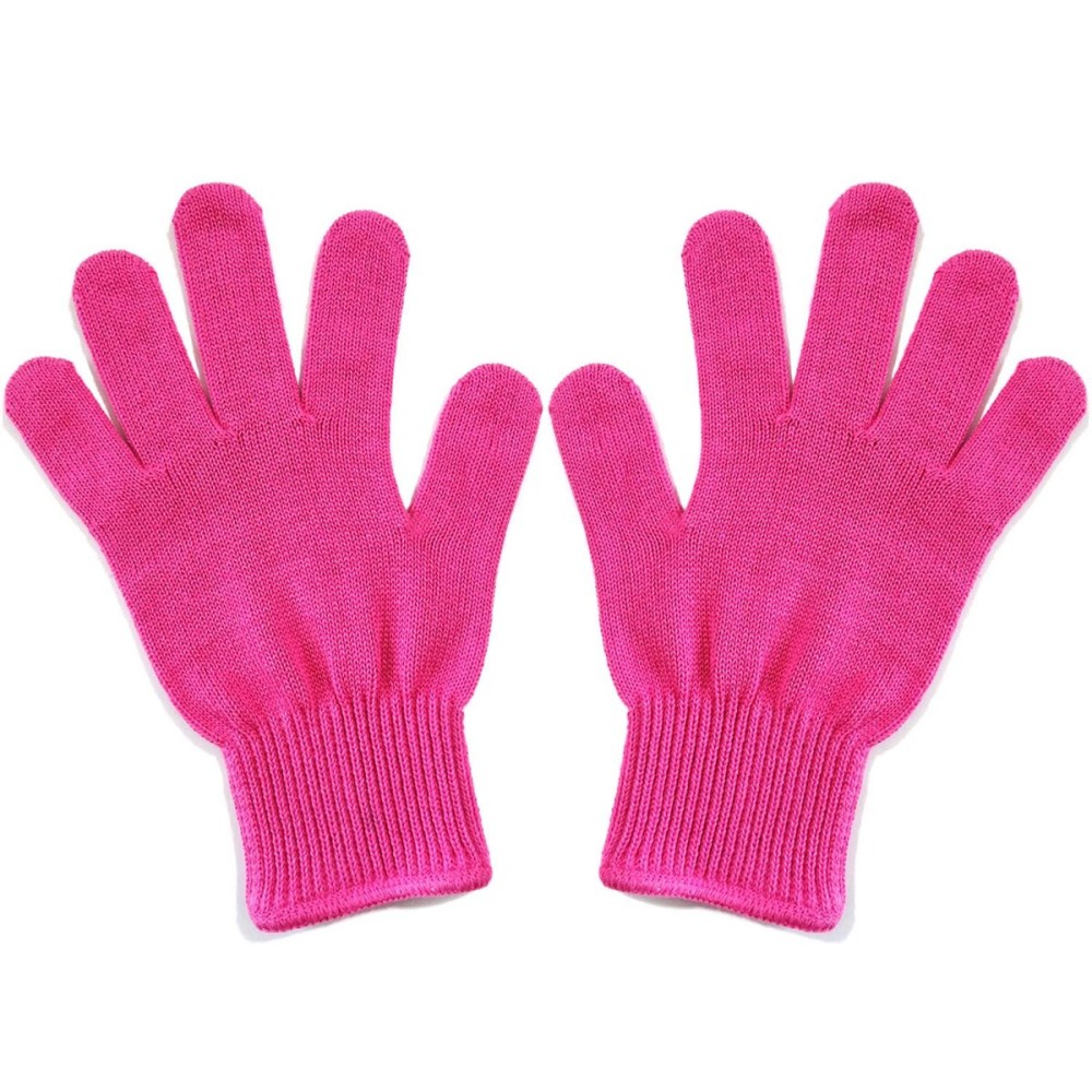 Lessmon 2 Professional Heat Resistant Gloves for Hair Styling Heat Blocking for Curling, Flat Iron and Curling Wand Suitable for Left and Right Hands, Pink Lessmon 2 Professional Heat Resistant Gloves for Hair Styling Heat Blocking for Curling, Flat Iron and Curling Wand Suitable for Left and Right Hands, Pink