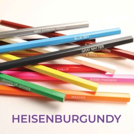 Coloring Bad Colored Pencil Set for Fans of Breaking Bad | Set of 12 Breaking Bad-Inspired Parody Pencils | Each Color Pencil is Foil-Stamped with Clever Show References | Great Gift for Fans