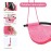 ROPECUBE Hand-Knitting Toddler Swing, Swing Seat for Kids with Adjustable Ropes, Little tikes Swings Set, for Outdoor Indoor, Playground, Backyard (Pink)