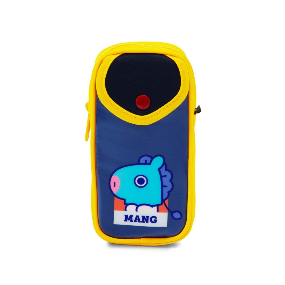 BT21 MANG Character Retro Pencil Case Makeup Pouch Toiletry Bag with Zipper BT21 MANG Character Retro Pencil Case Makeup Pouch Toiletry Bag with Zipper