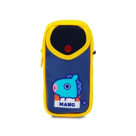 BT21 MANG Character Retro Pencil Case Makeup Pouch Toiletry Bag with Zipper
