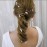 YERTTER Floral Wedding Bridal Crystal Handmade Faux Pearl Headbands for Wedding Party Beads Hair Vine Bridal Hair Accessories for Women and Bride (Rose Gold)
