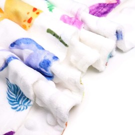 Baby Mink Blankets, Dinosaur Toddler Blanket for Boys Girls, Soft Newborn Blanket with Dotted Backing, Double Layer, Crib Receiving Blanket for Nursery, Shower Gifts, 30 X 40 Inches