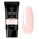 ROSALIND Pink Poly Nail Gel, 2 oz Soft Pink Poly Extension Gel for Nail Natural Builder Nail Gel, Light Pink Poly Extension Nail Decoration Long-Lasting Poly Enhancement Gel