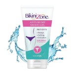 Bikini Zone Anti-Bumps Shave Gel - Close Shave w/No Bumps, Irritation, or Ingrown Hairs - Dermatologist Recommended - Clear Full Body Shaving Cream (5 oz)