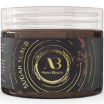AB Amira Beauty Sugar Body Scrub - Moisturizing, Exfoliating Deep Skin Cleanser. Reduces Acne, Cellulite, Stretch Marks, Dead Skin, Scars, and Wrinkles 14oz (Coffee)