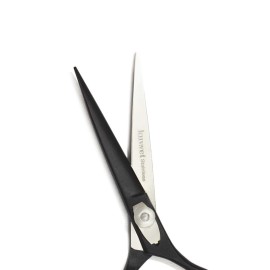 KUVVET Professional Hair Cutting Scissors 6 Inch Premium Stainless Steel Hair Scissors Hand Sharpened Razor Edge Barber Scissors for Hair Cutting Salon Shears For Men Women Kids (Black) KUVVET Professional Hair Cutting Scissors 6 Inch Premium Stainless Steel Hair Scissors Hand Sharpened Razor Edge Barber Scissors for Hair Cutting Salon Shears For Men Women Kids (Black)