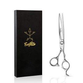 Fengliren High-end Professional Extremely Very Sharp Barber Hair Cutting Scissors Hairdresser Shears For Hair 6.5 Inch Haircut Scissor Made Of Stainless Steel Alloy For Hairdressing Salon and Home Use Fengliren High-end Professional Extremely Very Sharp Barber Hair Cutting Scissors Hairdresser Shears For Hair 6.5 Inch Haircut Scissor Made Of Stainless Steel Alloy For Hairdressing Salon and Home Use