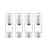 Clear Airless Cosmetic Cream Pump,Empty Plastic Travel Lotion Dispenser Airless Pump Vacuum Container for Shampoo,Liquid Foundation,Face Cream-Pack of 4 (15ml/0.5 Qunce)