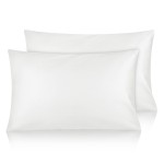 Cotton Toddler Pillowcase 14x20 Envelope: Long-Staple Cotton, Ultra Soft Breathable Durable, Travel Pillow Cover 2 Pack by Fittia