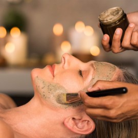 IRON BILL 1 Oz Amber Round Glass Jars with Inner Liners and Gold Lids(24PCS) Empty Cream Containers Refillable Cosmetic Vials for Cosmetics, Lotions, Ointment, Body Scrubs & Balms