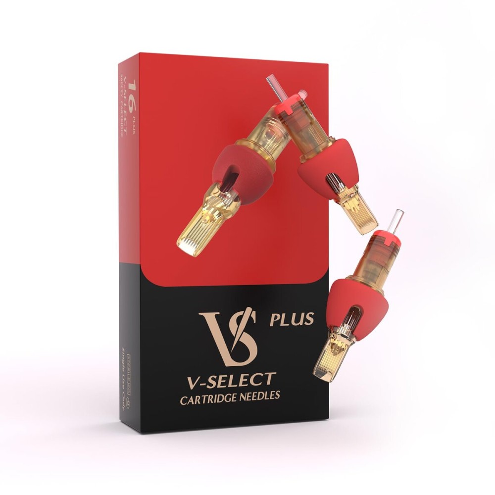 EZ Tattoo Cartridge Needles - 16Pcs 10 (15RM) Bugpin Curved/Round Magnum Long Taper with Foam Cover Tattoo Needles Cartridges for Tattooing Rotary Tattoo Pen Machine Supply - V SELECT Plus EZ Tattoo Cartridge Needles - 16Pcs 10 (15RM) Bugpin Curved/Round Magnum Long Taper with Foam Cover Tattoo Needles Cartridges for Tattooing Rotary Tattoo Pen Machine Supply - V SELECT Plus