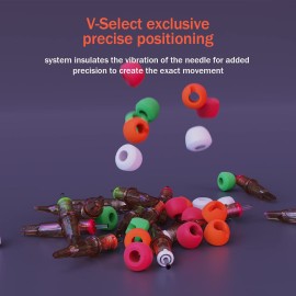 EZ Tattoo Cartridge Needles - 16Pcs 10 (15RM) Bugpin Curved/Round Magnum Long Taper with Foam Cover Tattoo Needles Cartridges for Tattooing Rotary Tattoo Pen Machine Supply - V SELECT Plus EZ Tattoo Cartridge Needles - 16Pcs 10 (15RM) Bugpin Curved/Round Magnum Long Taper with Foam Cover Tattoo Needles Cartridges for Tattooing Rotary Tattoo Pen Machine Supply - V SELECT Plus