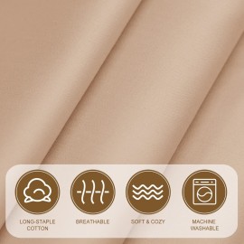 Cotton Toddler Pillowcase 14x20 Envelope: Long-Staple Cotton, Ultra Soft Breathable Durable, Travel Pillow Cover 2 Pack by Fittia