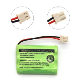 BAOBIAN BT188645/BT288645 Battery Pack 3.6V 900mAh Ni-MH Compatible with VTech VM312 VM3251 VM3252 VM3261 Motorola MBP481 MBP482 MBP483 Digital Video Baby Monitor