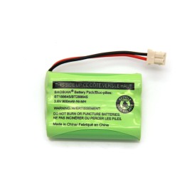BAOBIAN BT188645/BT288645 Battery Pack 3.6V 900mAh Ni-MH Compatible with VTech VM312 VM3251 VM3252 VM3261 Motorola MBP481 MBP482 MBP483 Digital Video Baby Monitor