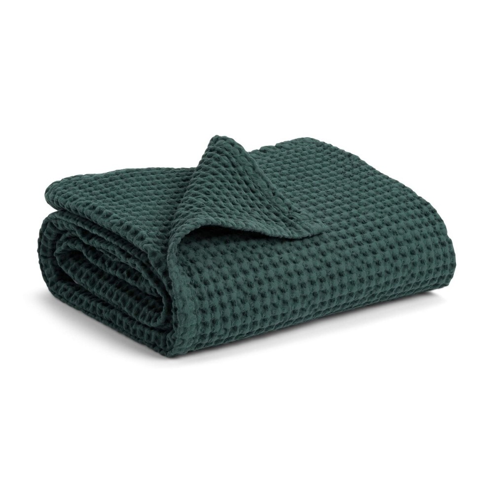 Simka Rose Waffle Swaddle Blanket - Cotton Soft, Breathable for Nursery & Stroller - Gender Neutral Toddler Blanket