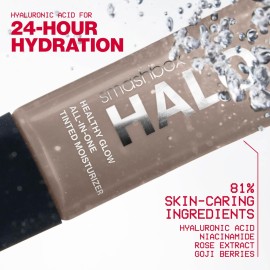 Smashbox Halo Healthy Glow All-In-One Tinted Moisturizer SPF 25 | Light to Medium Coverage| Hyaluronic Acid, Oil free + Anti Humidity, 1.4 Fl Oz Smashbox Halo Healthy Glow All-In-One Tinted Moisturizer SPF 25 | Light to Medium Coverage| Hyaluronic Acid, Oil free + Anti Humidity, 1.4 Fl Oz