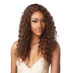 Sensationnel Butta Lace Wigs - Unit 10 Extra Wide 5 Inch Deep Parting Synthetic Preplucked Hairline Glueless Lacefront (1B OFFBLACK)